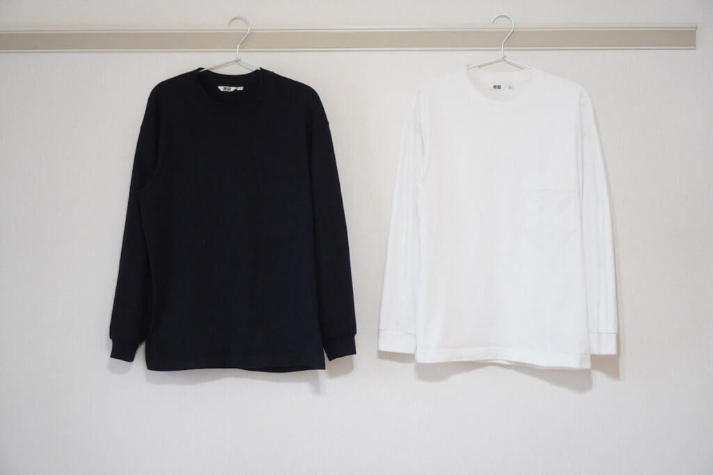 UNIQLOのクルーネックT(長袖)