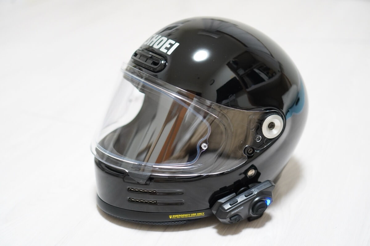 グラムスターにインカム(JESIMAIK R16)取り付け